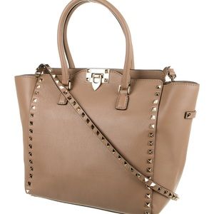 Valentino Rockstud Leather Tote.